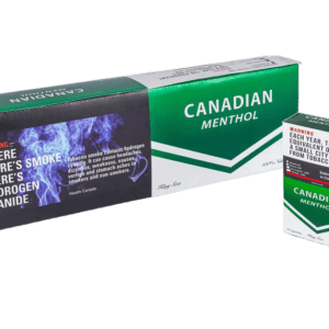 Canadian Menthol cigarette carton