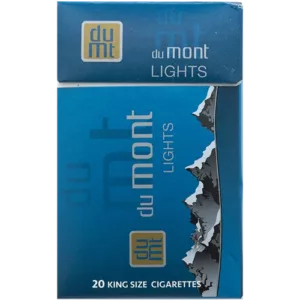 duMont Lights cigarette carton